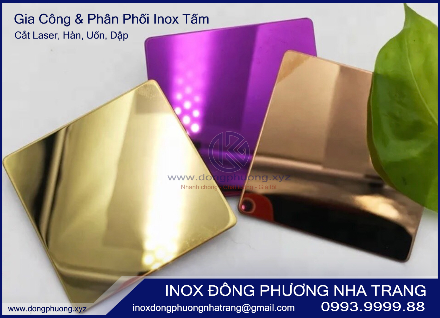 Inox vàng gương - vật liệu cao cấp trong sản xuất công nghiệp